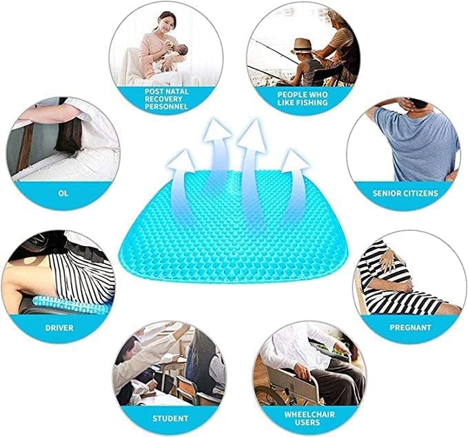 Orthopedic Gel Cushion for Tailbone & Back Pain