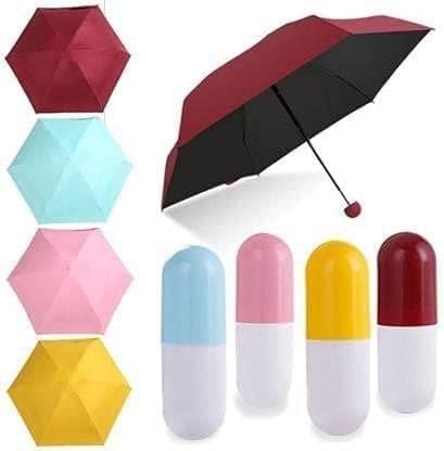Balloxus Mini Compact Umbrella (Assorted, Pack of 1)